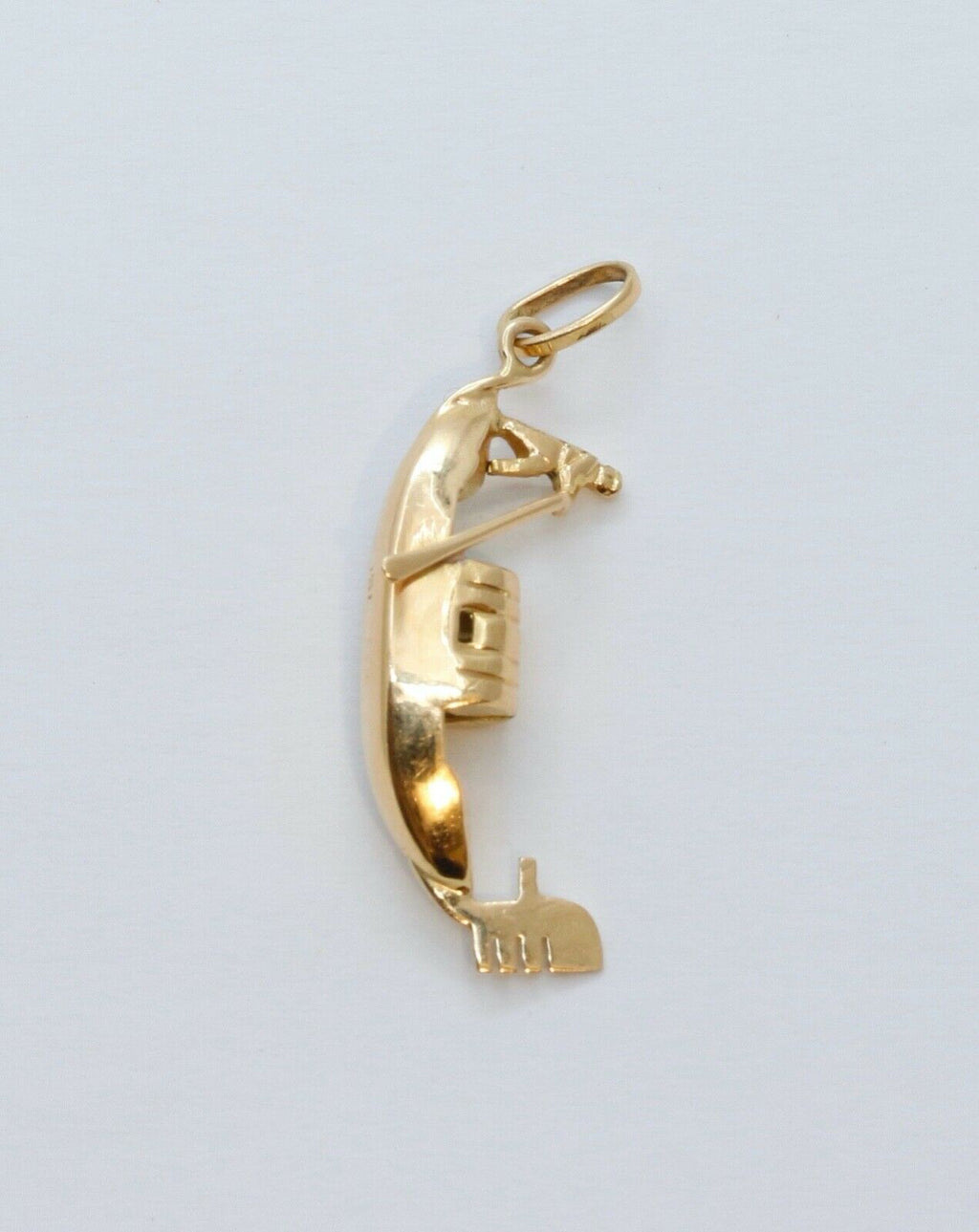 Vintage 18K Yellow Gold Gondola Pendant Charm