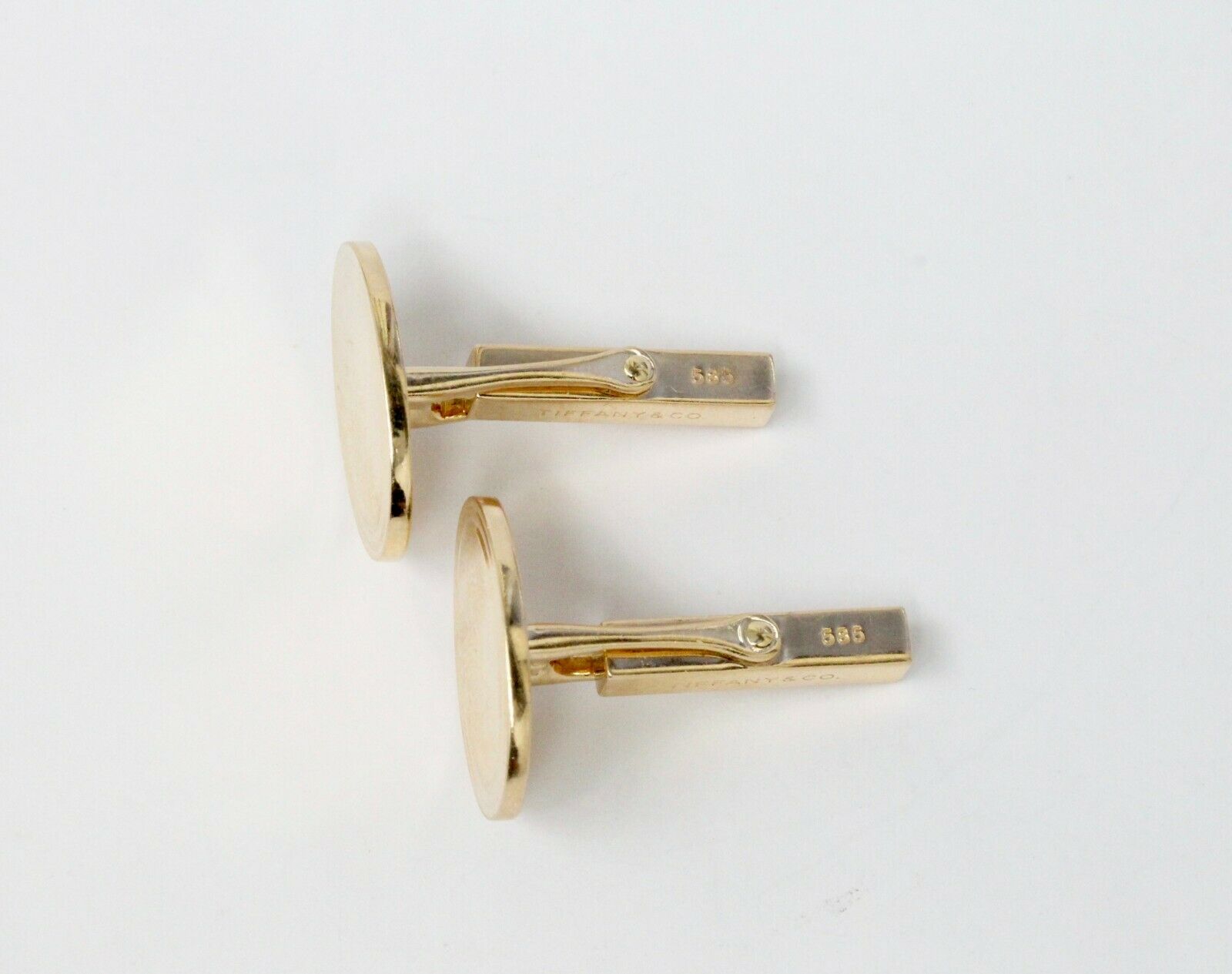 Vintage Tiffany & Co 14K Yellow Gold Cufflinks