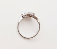 Load image into Gallery viewer, Art Deco Ladies Geometric Diamonds 14K White Gold Ring
