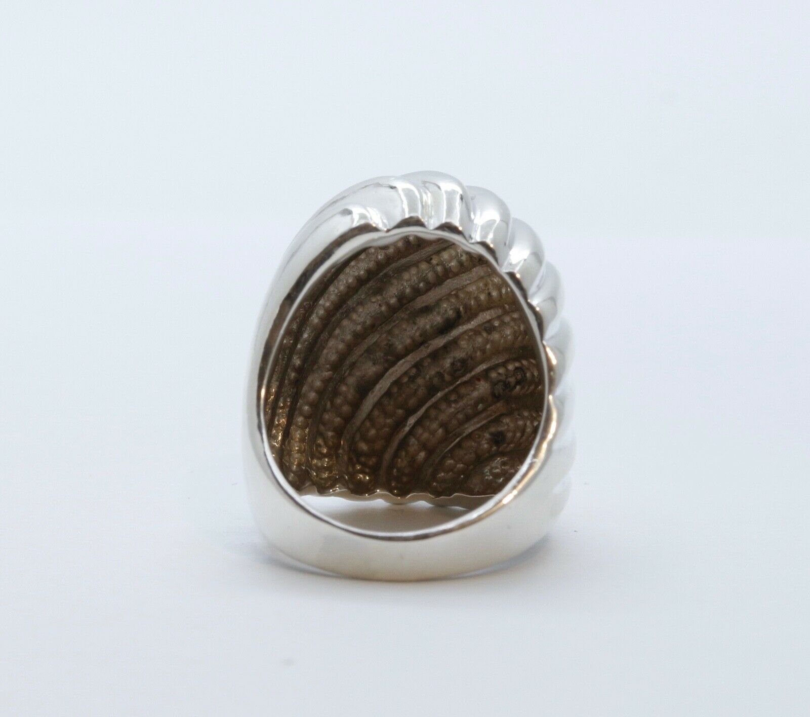Vintage Tiffany and Co. Scallop Ring 925 Sterling Silver
