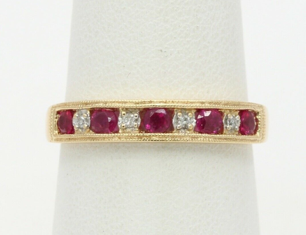 Vintage Ladies Rubies and Diamonds Ring