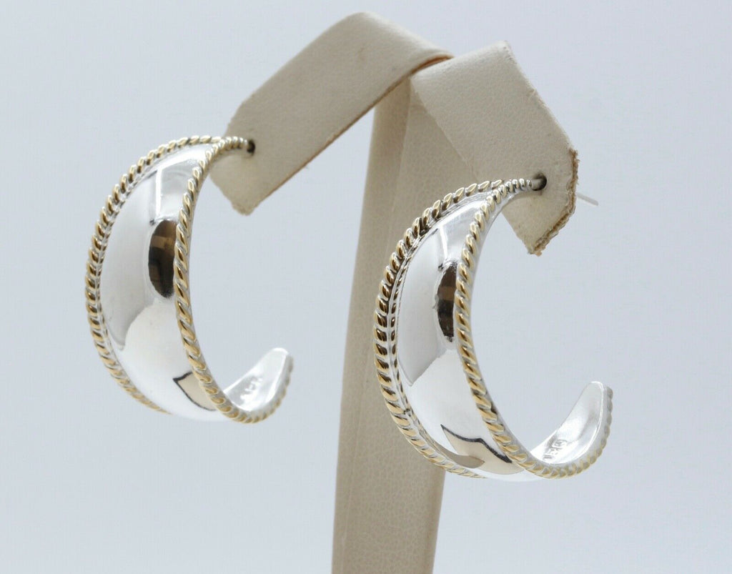Vintage 925 Sterling Silver Laton Mexico Earrings