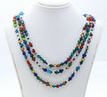 Vintage Art Glass Doubling Necklace