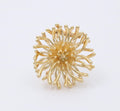 Vintage Tiffany and Co. 14K Yellow Gold Flower Brooch