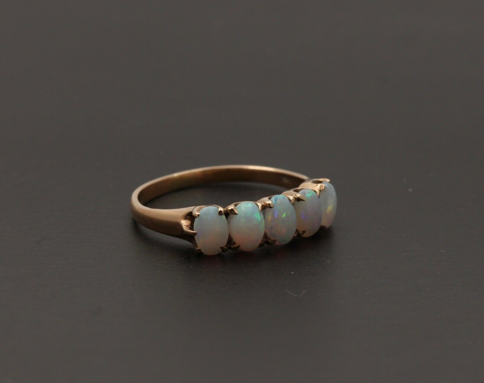 Vintage Opals 14K Yellow Gold Ring