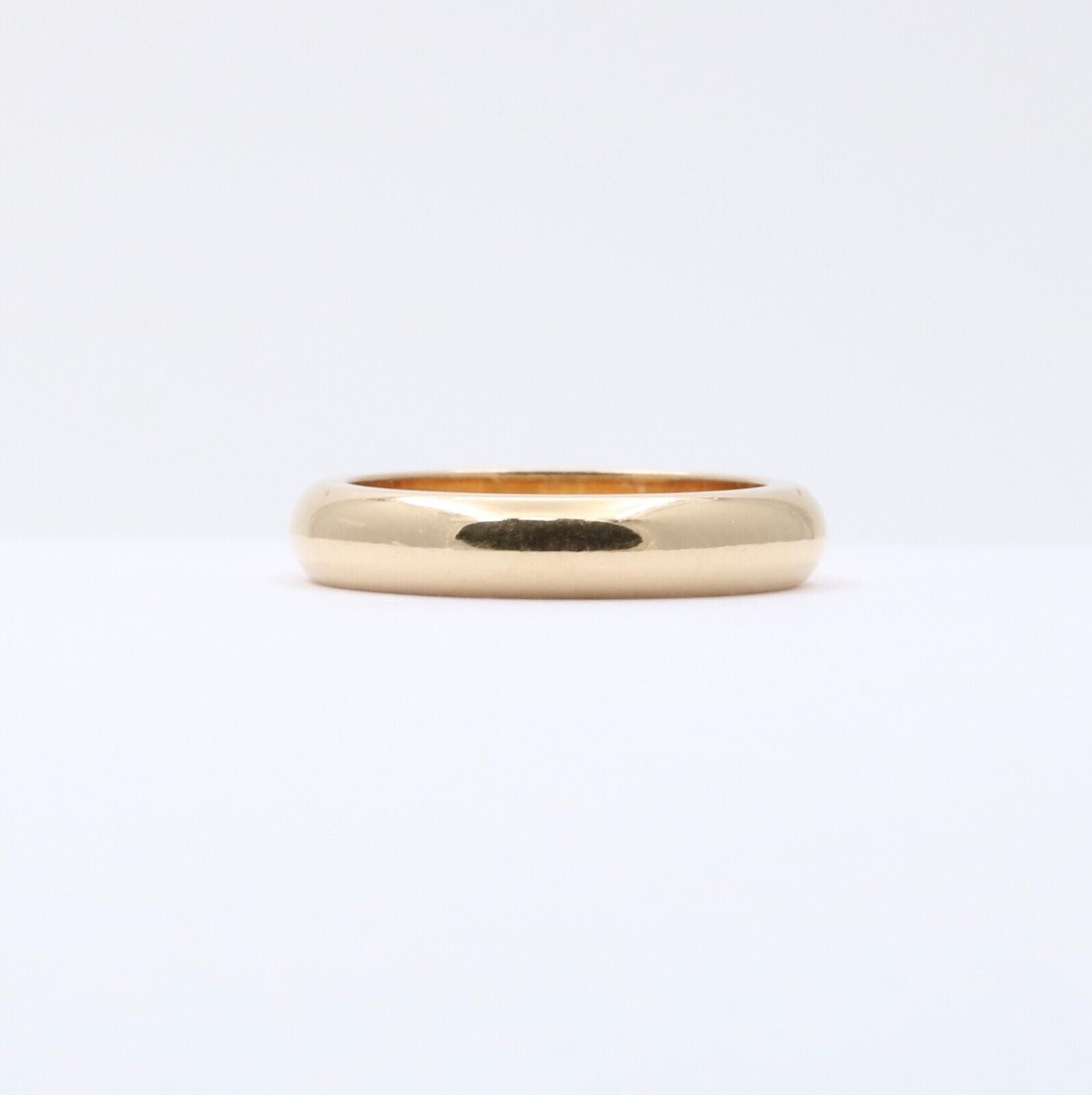 Tiffany Forever Wedding Band Ring in Yellow Gold, 4 mm Wide